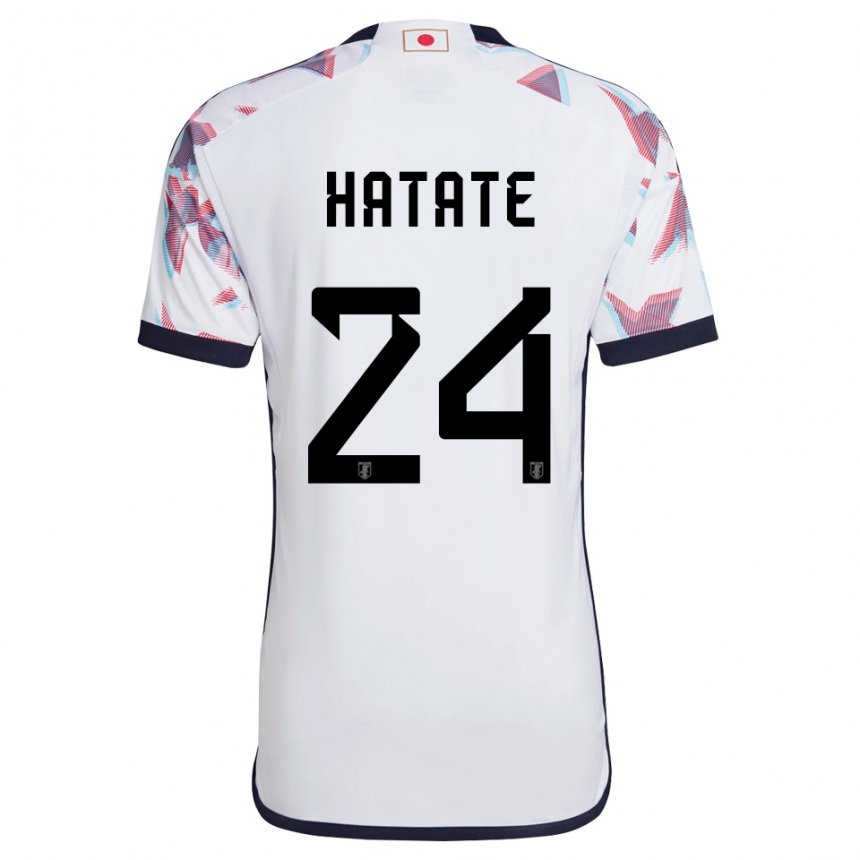 Niño Camiseta Japón Reo Hatate #24 Blanco 2ª Equipación 22-24 La Camisa