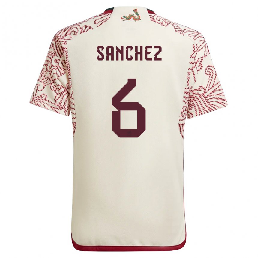Niño Camiseta México Erick Sanchez #6 Maravilla Blanco Rojo 2ª Equipación 22-24 La Camisa