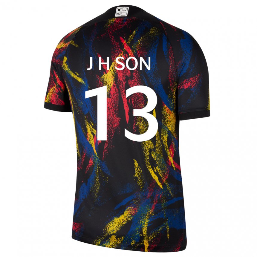 Niño Camiseta Corea Del Sur Jun-ho Son #13 Multicolores 2ª Equipación 22-24 La Camisa