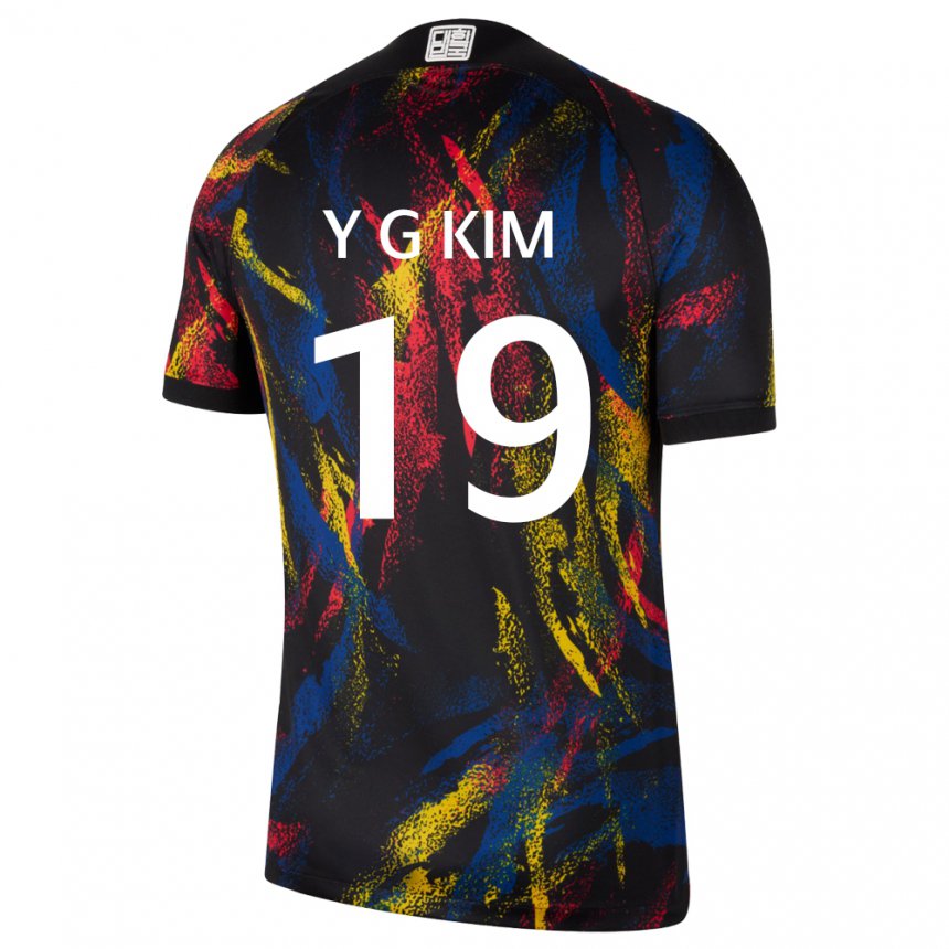 Niño Camiseta Corea Del Sur Young-gwon Kim #19 Multicolores 2ª Equipación 22-24 La Camisa