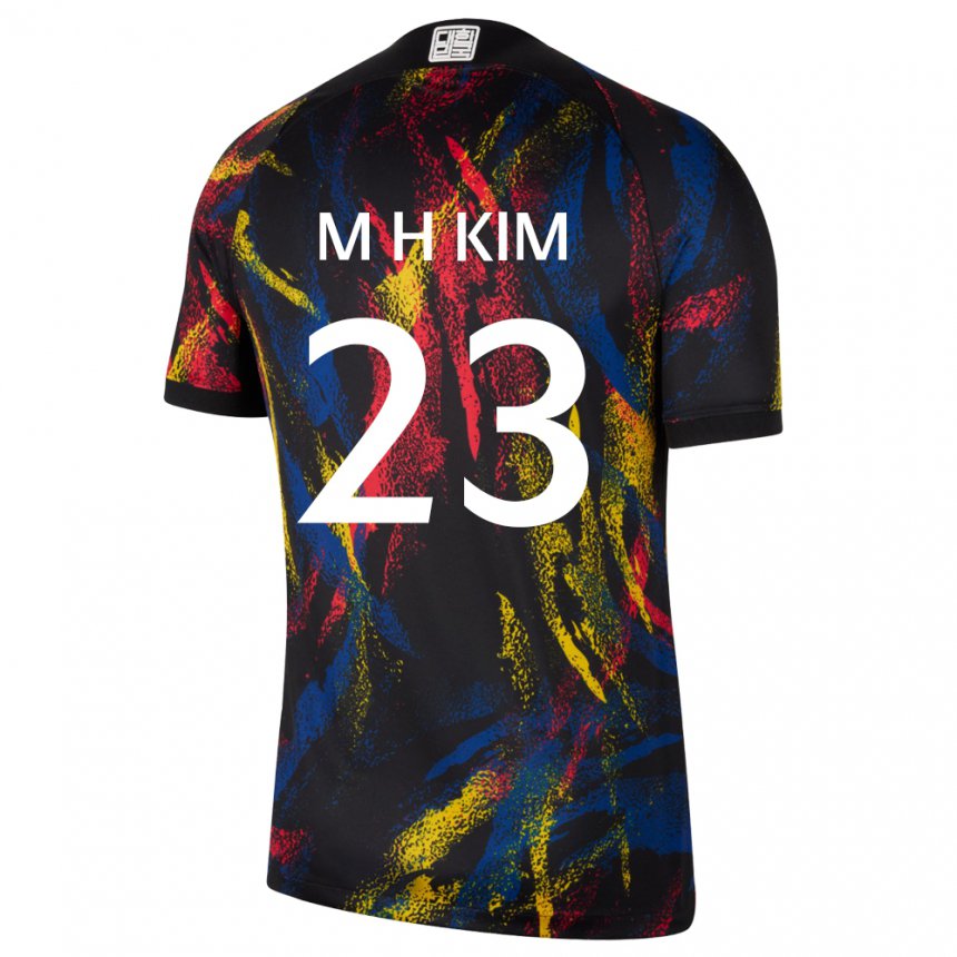 Niño Camiseta Corea Del Sur Moon-hwan Kim #23 Multicolores 2ª Equipación 22-24 La Camisa
