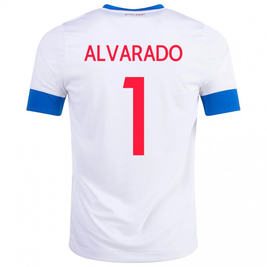 Niño Camiseta Costa Rica Esteban Alvarado #1 Blanco 2ª Equipación 22-24 La Camisa