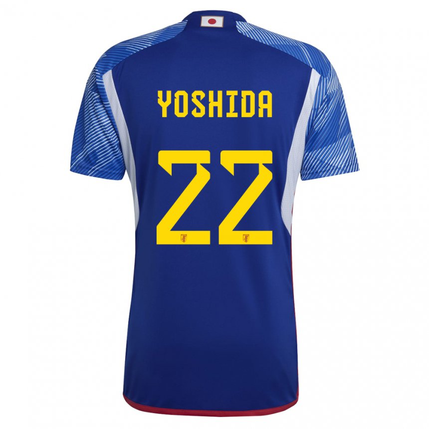 Hombre Camiseta Japón Maya Yoshida #22 Azul Real 1ª Equipación 22-24 La Camisa