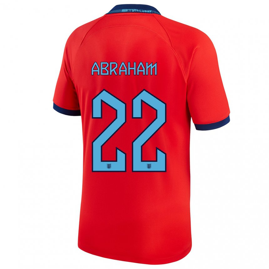 Hombre Camiseta Inglaterra Tammy Abraham #22 Rojo 2ª Equipación 22-24 La Camisa