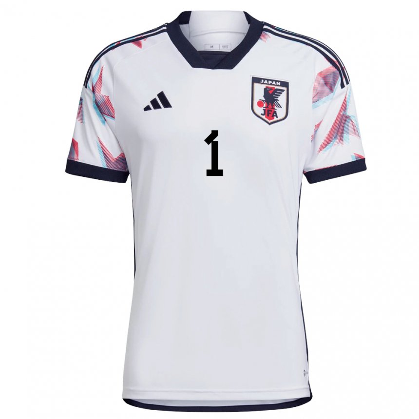 Hombre Camiseta Japón Eiji Kawashima #1 Blanco 2ª Equipación 22-24 La Camisa