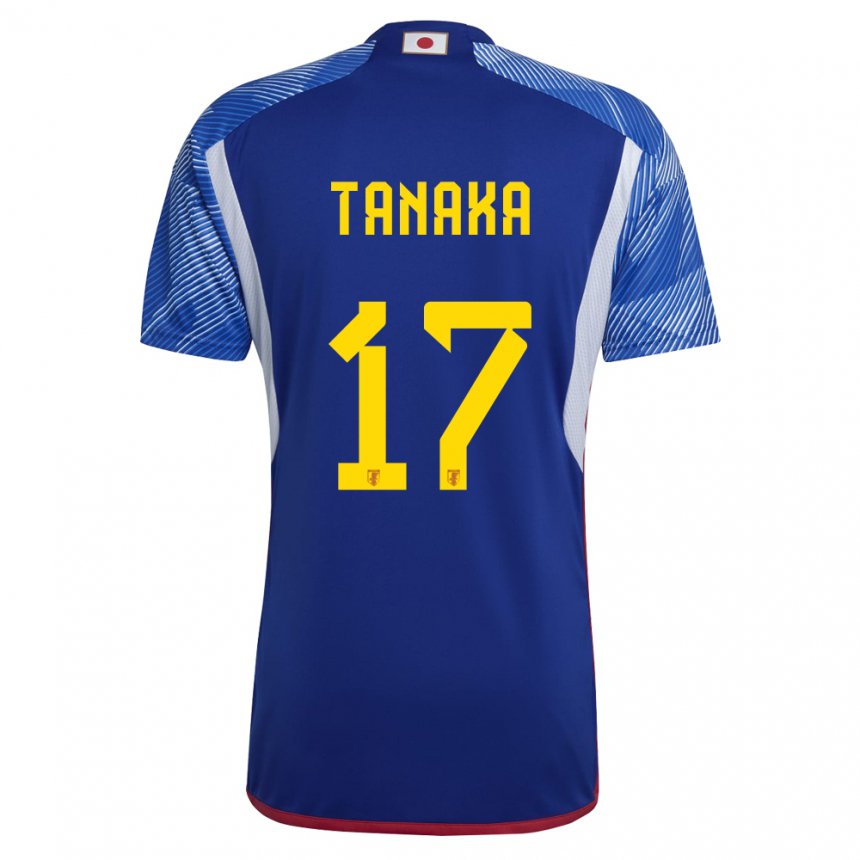 Mujer Camiseta Japón Ao Tanaka #17 Azul Real 1ª Equipación 22-24 La Camisa