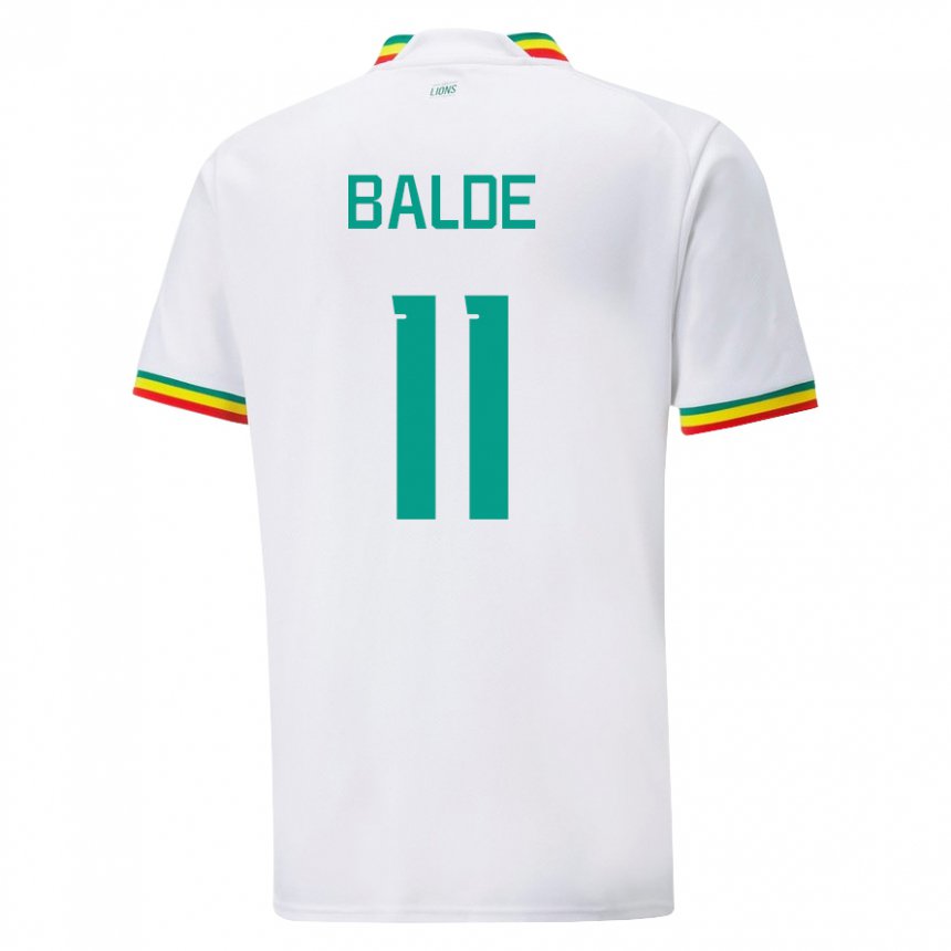 Niño Camiseta Senegal Haby Balde #11 Blanco 1ª Equipación 22-24 La Camisa