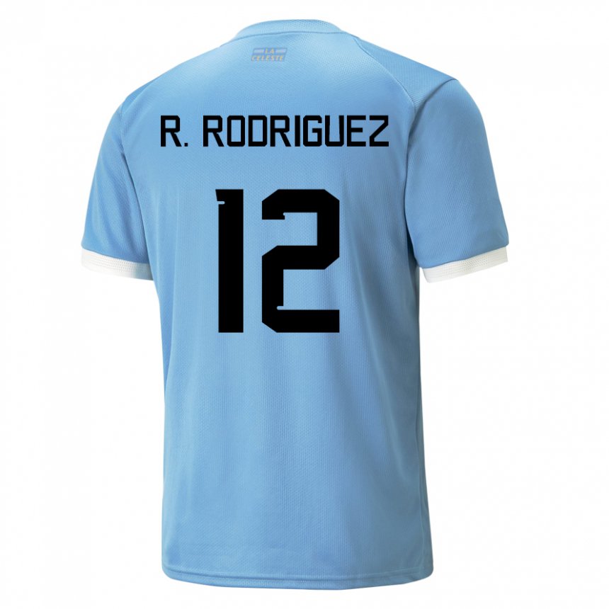 Niño Camiseta Uruguay Randall Rodriguez #12 Azul 1ª Equipación 22-24 La Camisa