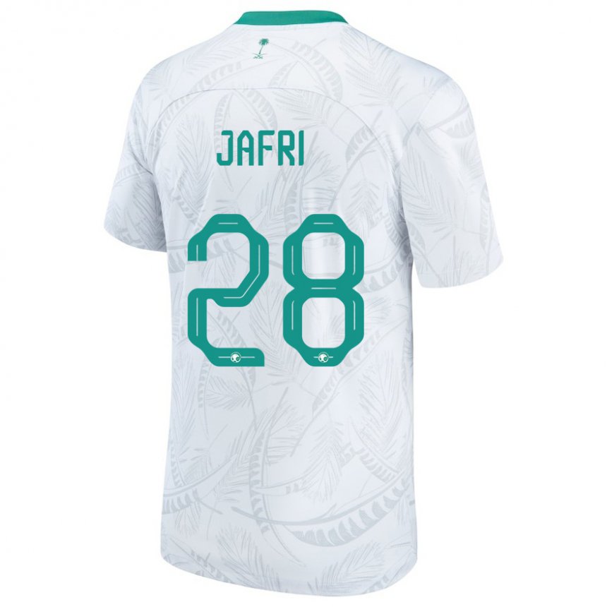 Niño Camiseta Arabia Saudita Farah Jafri #28 Blanco 1ª Equipación 22-24 La Camisa