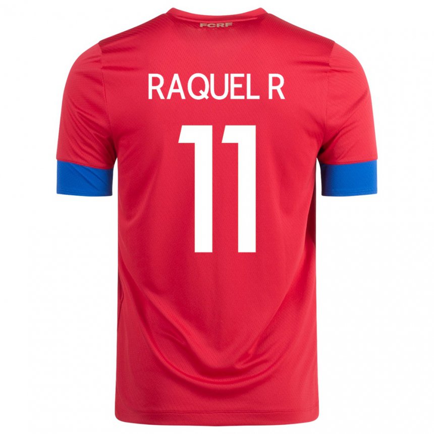 Niño Camiseta Costa Rica Raquel Rodriguez #11 Rojo 1ª Equipación 22-24 La Camisa