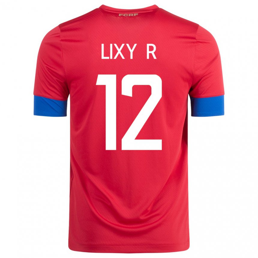 Niño Camiseta Costa Rica Lixy Rodriguez #12 Rojo 1ª Equipación 22-24 La Camisa