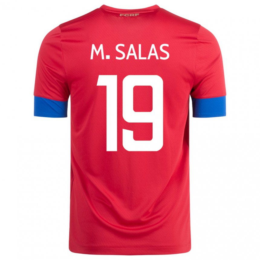 Niño Camiseta Costa Rica Maria Paula Salas #19 Rojo 1ª Equipación 22-24 La Camisa