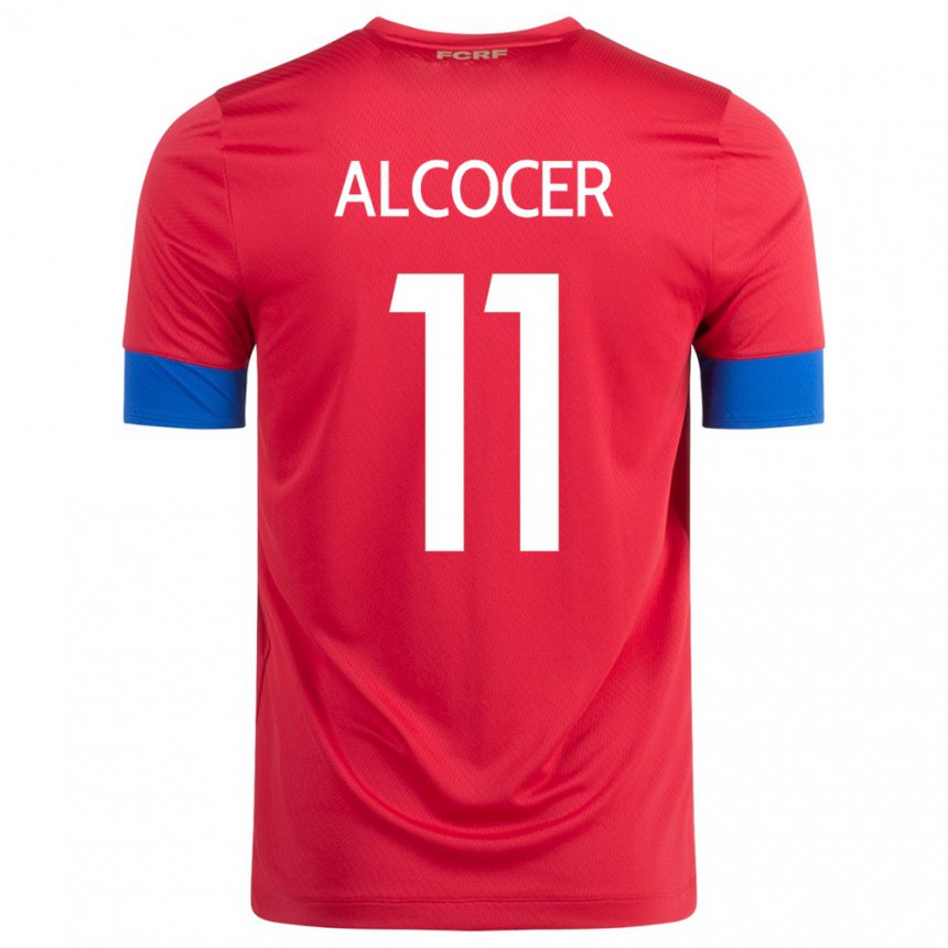 Niño Camiseta Costa Rica Josimar Alcocer #11 Rojo 1ª Equipación 22-24 La Camisa
