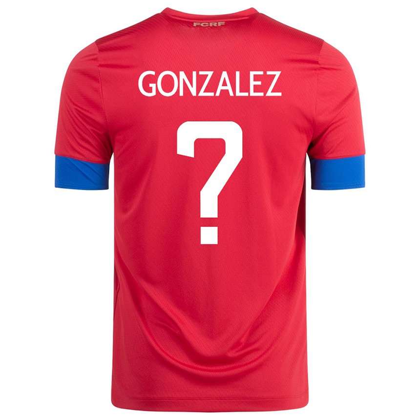 Niño Camiseta Costa Rica Ariel Gonzalez #0 Rojo 1ª Equipación 22-24 La Camisa