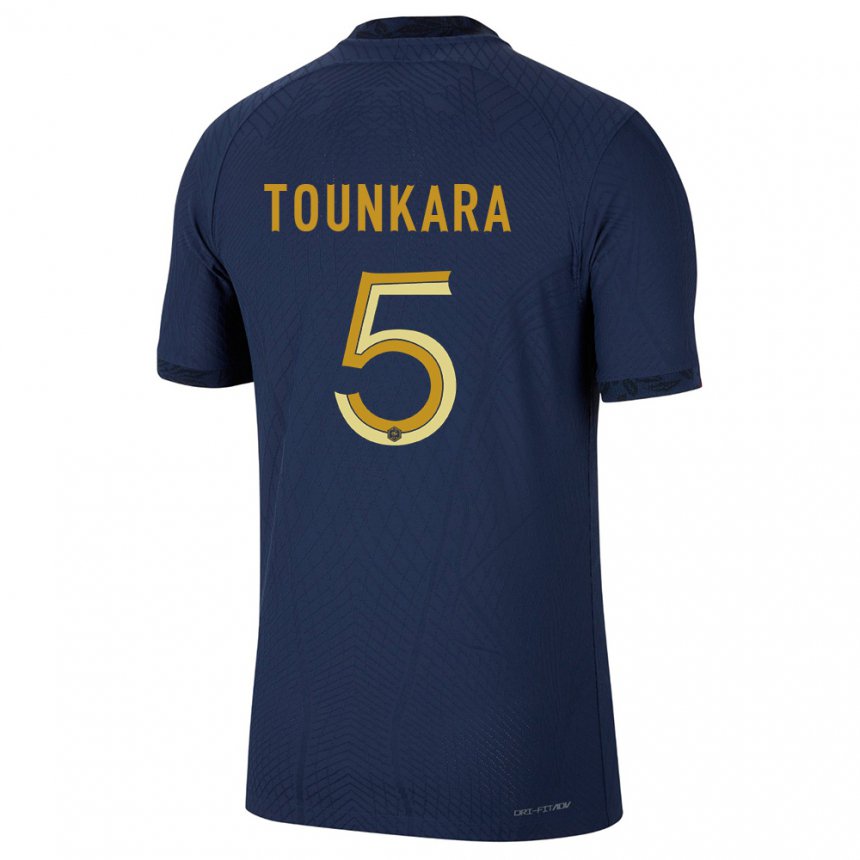Niño Camiseta Francia Aissatou Tounkara #5 Azul Marino 1ª Equipación 22-24 La Camisa