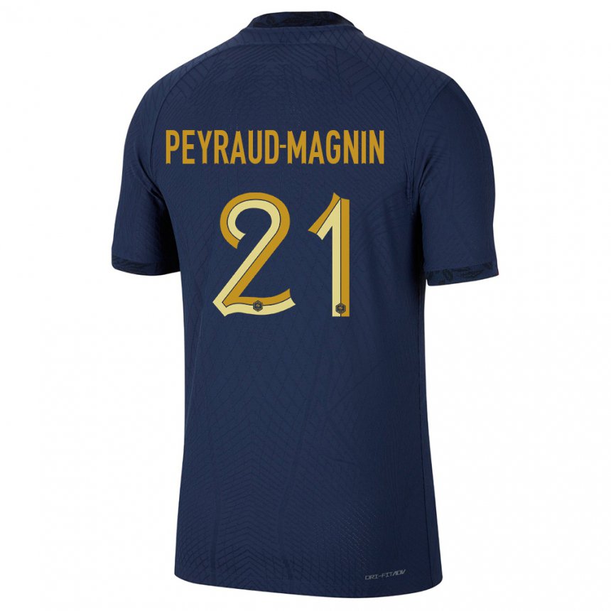 Niño Camiseta Francia Pauline Peyraud Magnin #21 Azul Marino 1ª Equipación 22-24 La Camisa