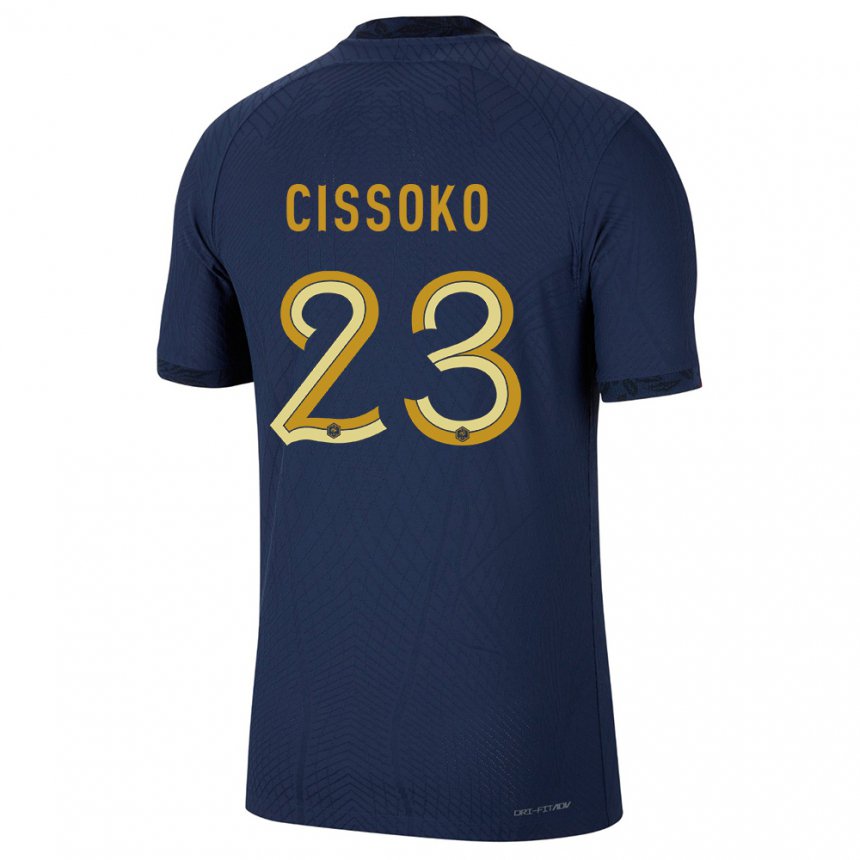 Niño Camiseta Francia Hawa Cissoko #23 Azul Marino 1ª Equipación 22-24 La Camisa