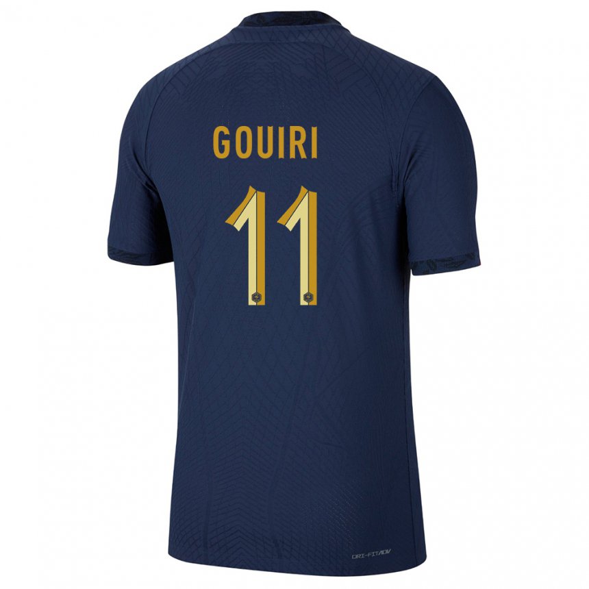 Niño Camiseta Francia Amine Gouiri #11 Azul Marino 1ª Equipación 22-24 La Camisa