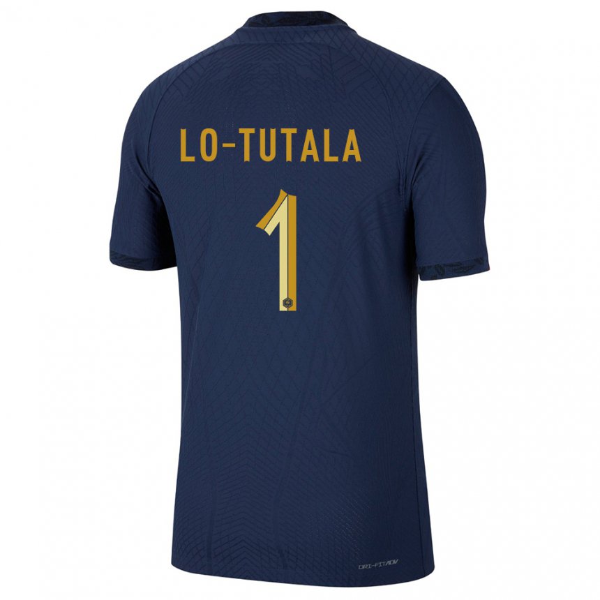 Niño Camiseta Francia Thimothee Lo Tutala #1 Azul Marino 1ª Equipación 22-24 La Camisa