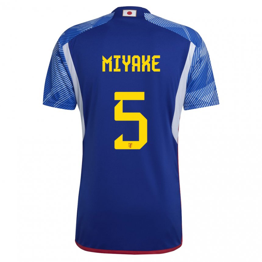 Niño Camiseta Japón Shiori Miyake #5 Azul Real 1ª Equipación 22-24 La Camisa