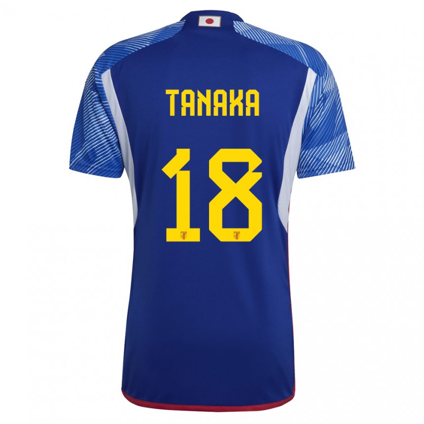 Niño Camiseta Japón Momoko Tanaka #18 Azul Real 1ª Equipación 22-24 La Camisa