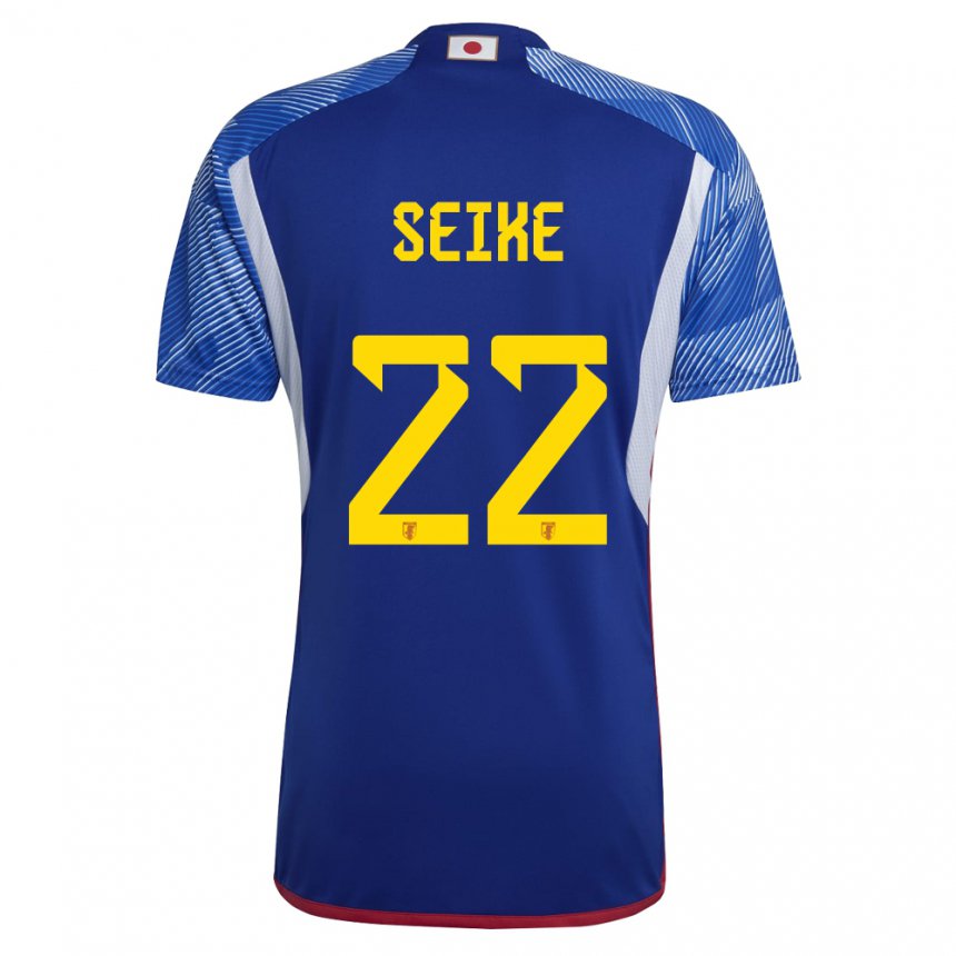 Niño Camiseta Japón Kiko Seike #22 Azul Real 1ª Equipación 22-24 La Camisa