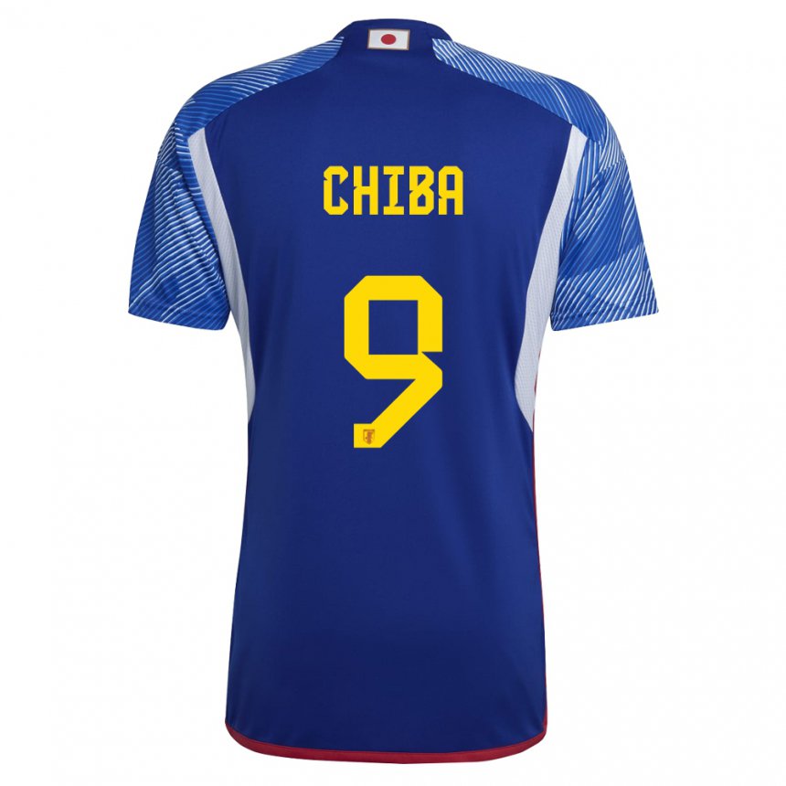 Niño Camiseta Japón Kanta Chiba #9 Azul Real 1ª Equipación 22-24 La Camisa