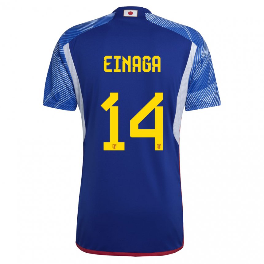 Niño Camiseta Japón Takatora Einaga #14 Azul Real 1ª Equipación 22-24 La Camisa