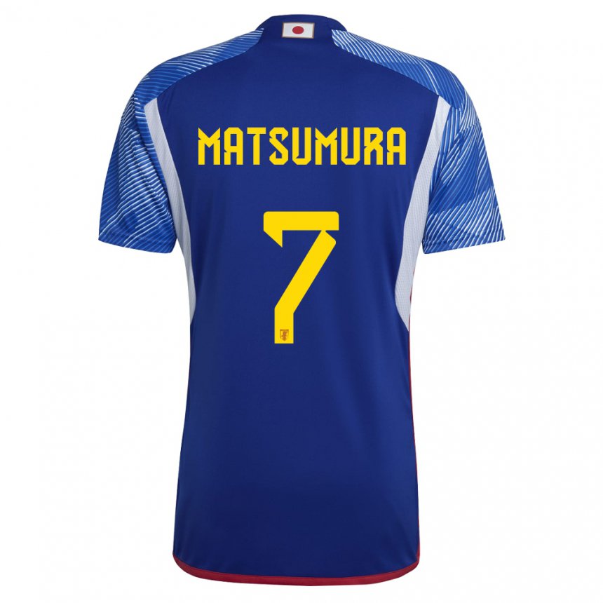 Niño Camiseta Japón Kosuke Matsumura #7 Azul Real 1ª Equipación 22-24 La Camisa
