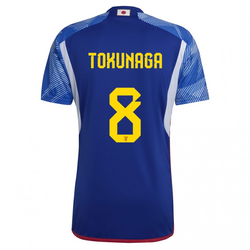 Niño Camiseta Japón Ryo Tokunaga #8 Azul Real 1ª Equipación 22-24 La Camisa