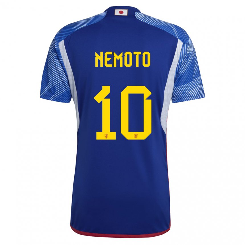 Niño Camiseta Japón Kotaro Nemoto #10 Azul Real 1ª Equipación 22-24 La Camisa