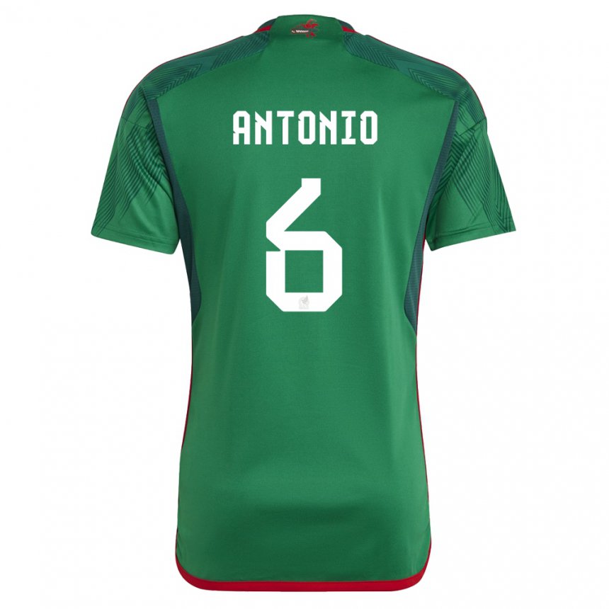 Niño Camiseta México Nancy Antonio #6 Verde 1ª Equipación 22-24 La Camisa