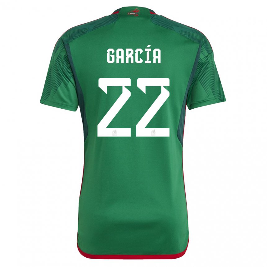 Niño Camiseta México Diana Garcia #22 Verde 1ª Equipación 22-24 La Camisa
