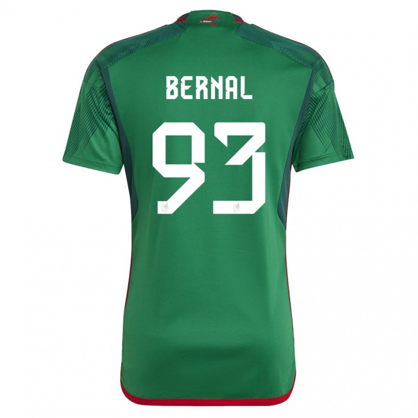 Niño Camiseta México Rebeca Bernal #93 Verde 1ª Equipación 22-24 La Camisa