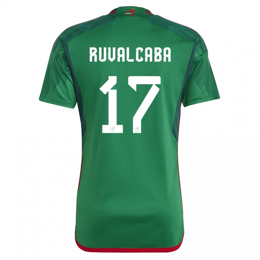 Niño Camiseta México Jorge Ruvalcaba #17 Verde 1ª Equipación 22-24 La Camisa
