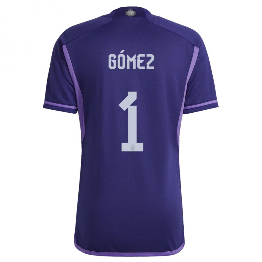 Niño Camiseta Argentina Francisco Gomez #1 Morado 2ª Equipación 22-24 La Camisa