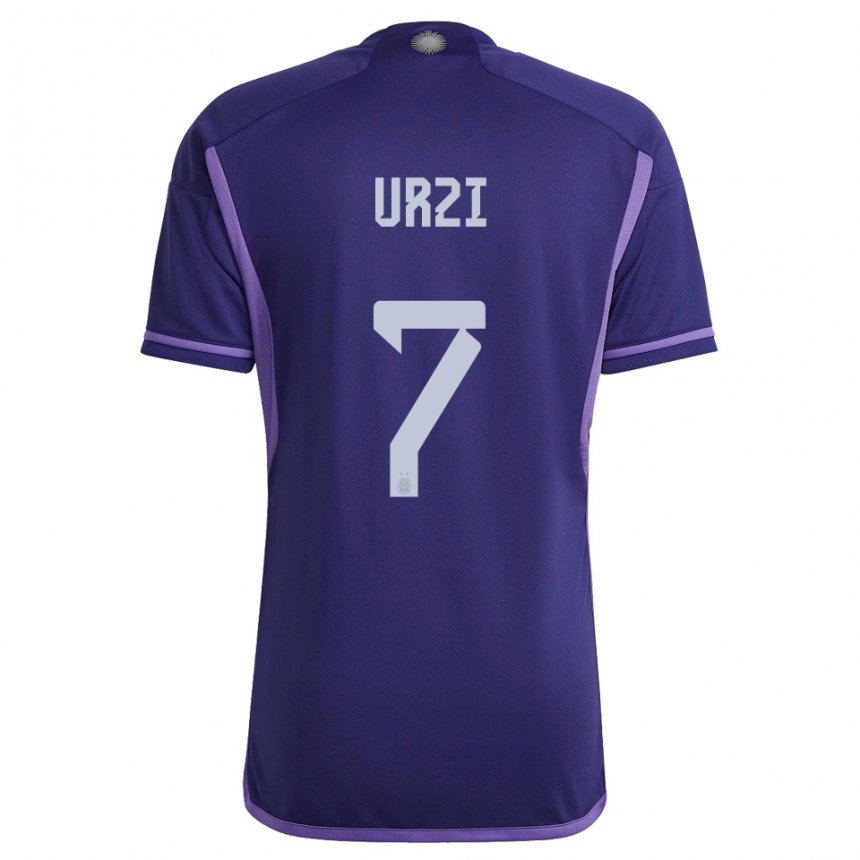 Niño Camiseta Argentina Agustin Urzi #7 Morado 2ª Equipación 22-24 La Camisa