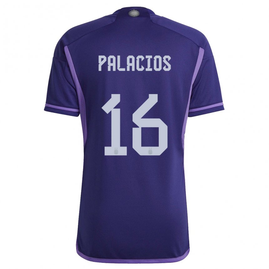 Niño Camiseta Argentina Tomas Palacios #16 Morado 2ª Equipación 22-24 La Camisa