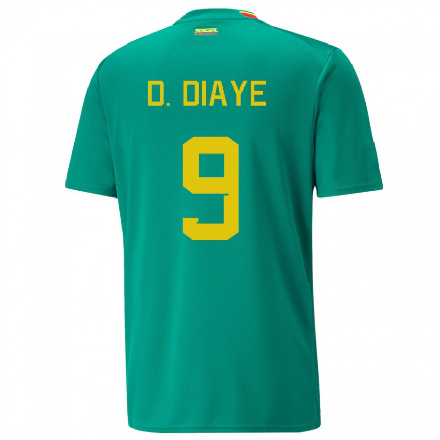 Niño Camiseta Senegal Dialy N Diaye #9 Verde 2ª Equipación 22-24 La Camisa