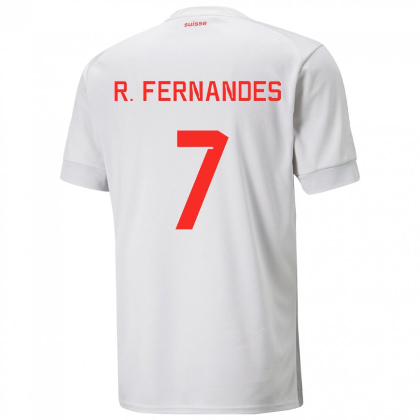 Niño Camiseta Suiza Ronaldo Dantas Fernandes #7 Blanco 2ª Equipación 22-24 La Camisa