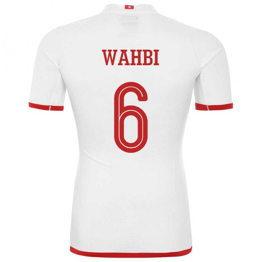 Niño Camiseta Túnez Gaith Wahbi #6 Blanco 2ª Equipación 22-24 La Camisa