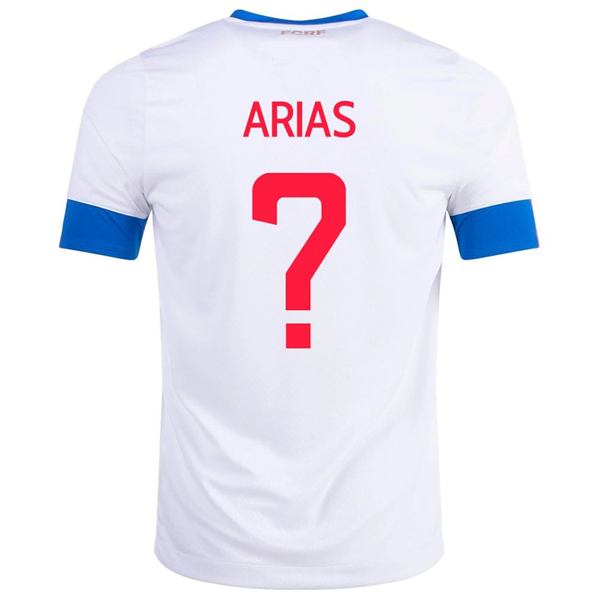 Niño Camiseta Costa Rica Jose Arias #0 Blanco 2ª Equipación 22-24 La Camisa