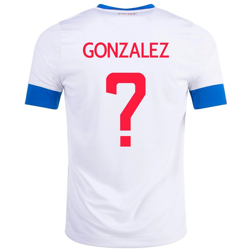 Niño Camiseta Costa Rica Ariel Gonzalez #0 Blanco 2ª Equipación 22-24 La Camisa