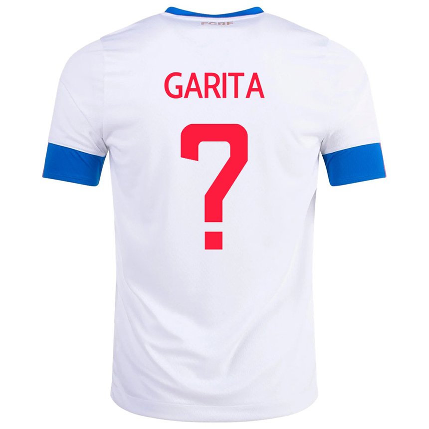 Niño Camiseta Costa Rica Emmanuel Garita #0 Blanco 2ª Equipación 22-24 La Camisa