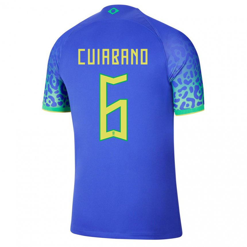 Niño Camiseta Brasil Cuiabano #6 Azul 2ª Equipación 22-24 La Camisa