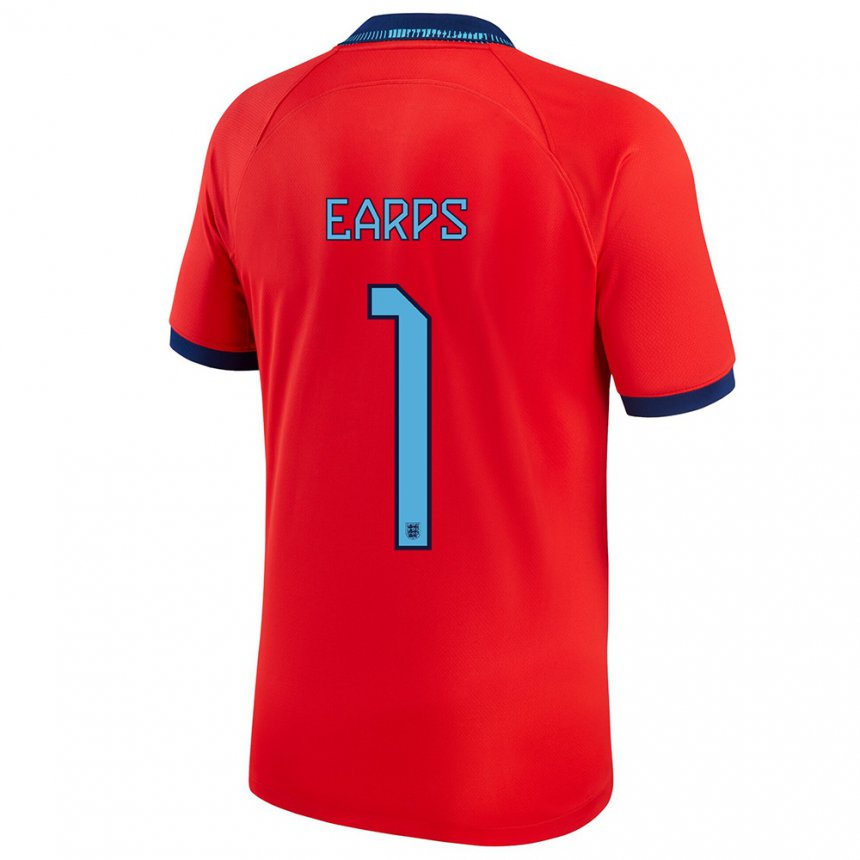 Niño Camiseta Inglaterra Mary Earps #1 Rojo 2ª Equipación 22-24 La Camisa
