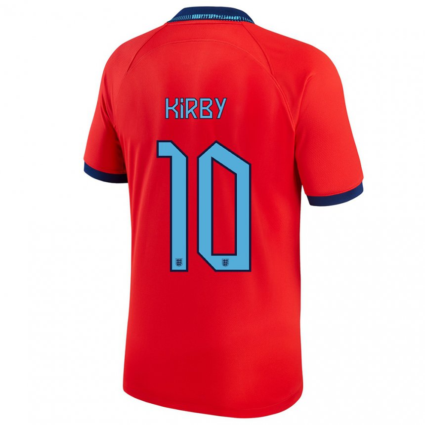 Niño Camiseta Inglaterra Fran Kirby #10 Rojo 2ª Equipación 22-24 La Camisa