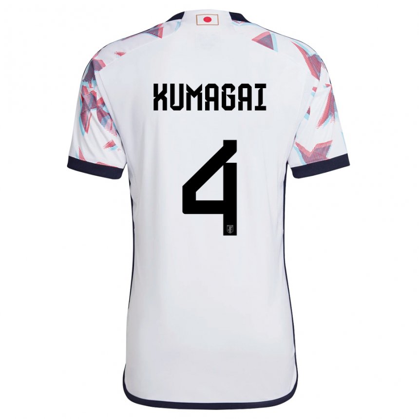 Niño Camiseta Japón Saki Kumagai #4 Blanco 2ª Equipación 22-24 La Camisa