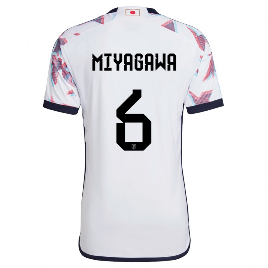 Niño Camiseta Japón Asato Miyagawa #6 Blanco 2ª Equipación 22-24 La Camisa