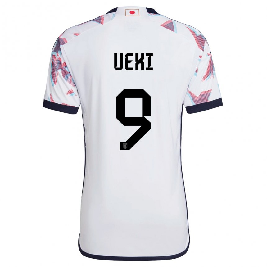 Niño Camiseta Japón Riko Ueki #9 Blanco 2ª Equipación 22-24 La Camisa